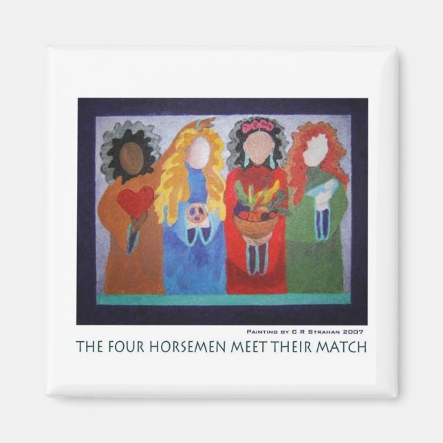 The Four Horsemen Meet Their Match Magnet (Front)