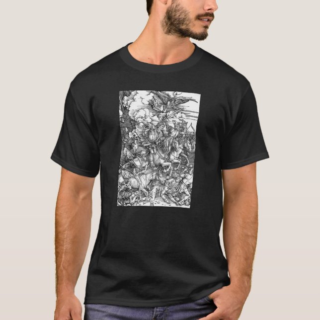 The Four Horsemen of the Apocalypse (Dürer, 1498) T-Shirt (Front)
