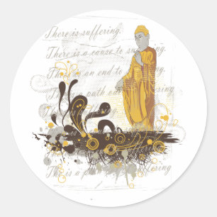 The Four Noble Truths Classic Round Sticker