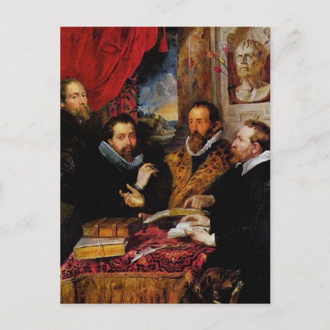 The Four Philosophers, Peter Paul Rubens Postcard (Front)