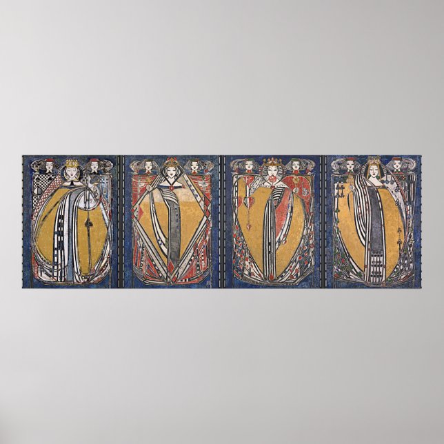 The Four Queens Deck Of Cards Poster (Front)