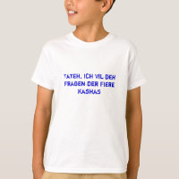 The Four Questions Yiddish Shirt