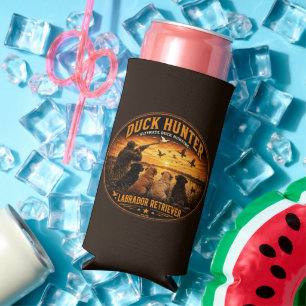 The Four Retrievers – Duck Hunting Seltzer Can Cooler