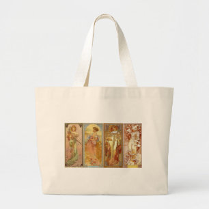The Four Seasons Art Nourveau Large Tote Bag