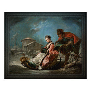 The Four Seasons by Winter by François Boucher Photo Print