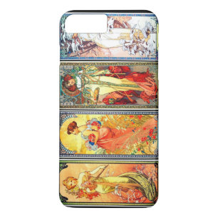 The Four Seasons series 3 by Mucha iPhone 8 Plus/7 Plus Case