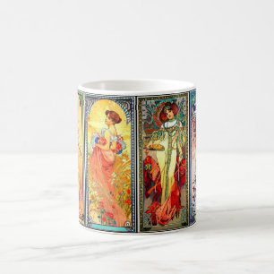 The Four Seasons series 3 by Mucha mug