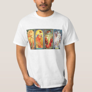 The Four Seasons series 3 by Mucha T-shirt