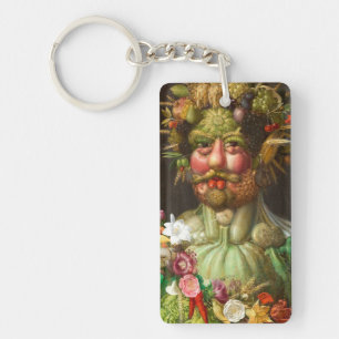 The Four Seasons: Vertumnus - Giuseppe Arcimboldo Key Ring