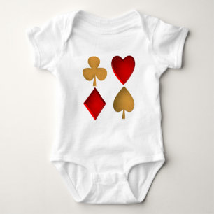 The four suits baby bodysuit