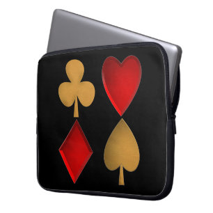 The four suits laptop sleeve