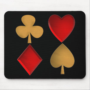 The four suits mouse pad