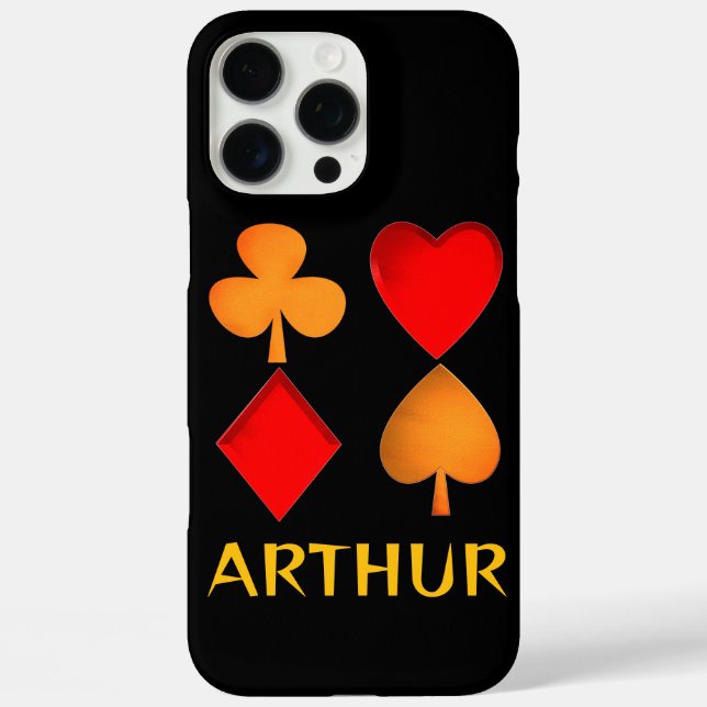 The four suits personalised Case-Mate iPhone case (Back)