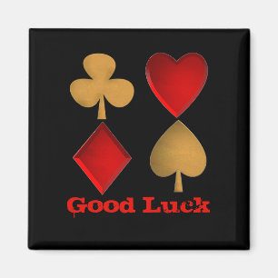 The four suits,Personalised  Magnet