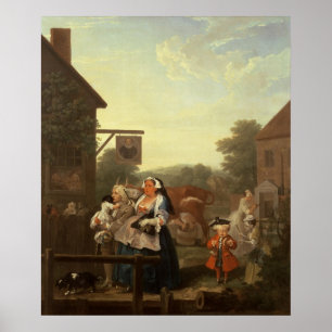 The Four Times of Day: Evening, 1736 Poster