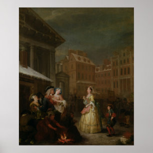 The Four Times of Day: Morning, 1736 Poster