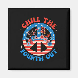 The Fourth Out 4th Of July Patriotic Independence Magnet