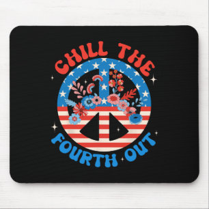 The Fourth Out 4th Of July Patriotic Independence Mouse Pad