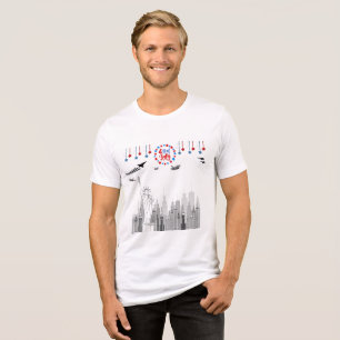 The fourth sparkle white Tri-Blend shirt