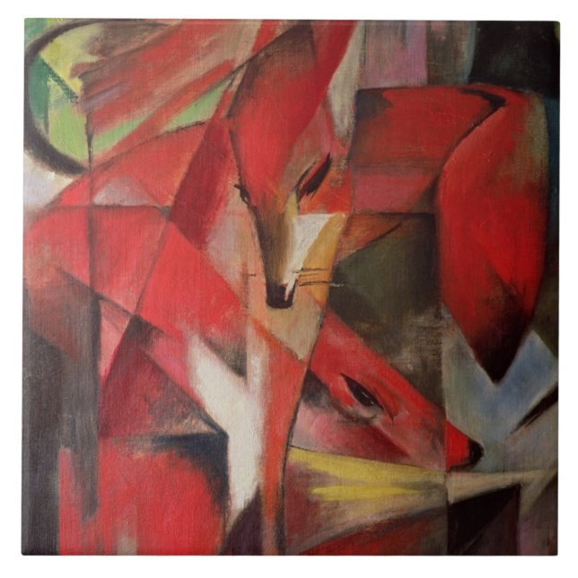 The Fox, 1913 Tile (Front)