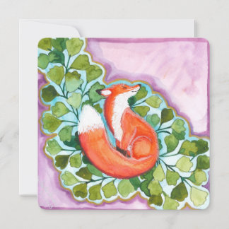 The Fox and the breeze Holiday Card