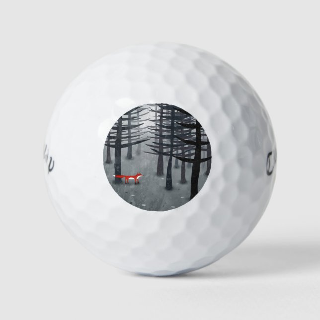 The Fox and the Forest Golf Balls (Front)