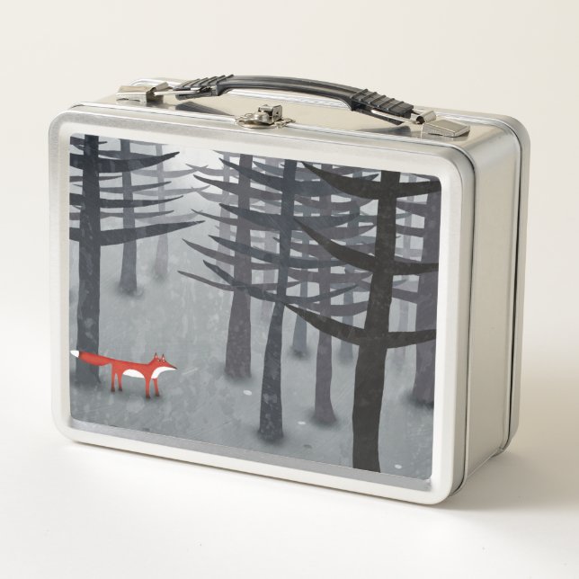 The Fox and the Forest Metal Lunch Box (Front)