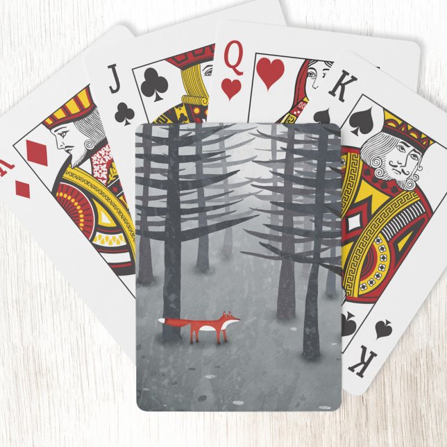 The Fox and the Forest Playing Cards (Fox in the Forest art playing cards)
