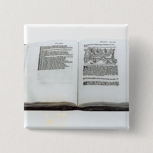 The Fox and the Grapes 15 Cm Square Badge (Front)