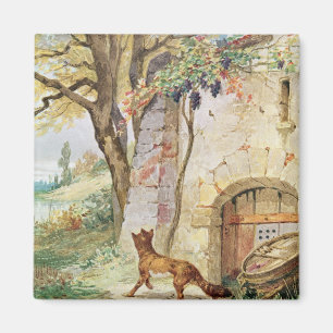 The Fox and the Grapes, illustration for Magnet