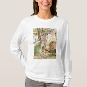 The Fox and the Grapes, illustration for T-Shirt