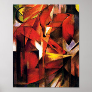 The Fox by Franz Marc Poster