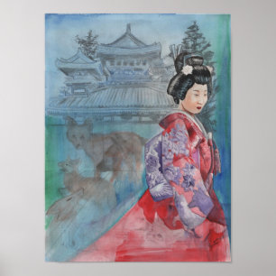 The Fox Wife by Portia St Luke Poster