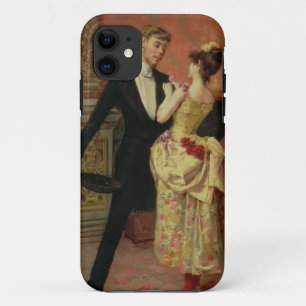 The Foyer of the Lyceum Theatre (oil on canvas) iPhone 11 Case