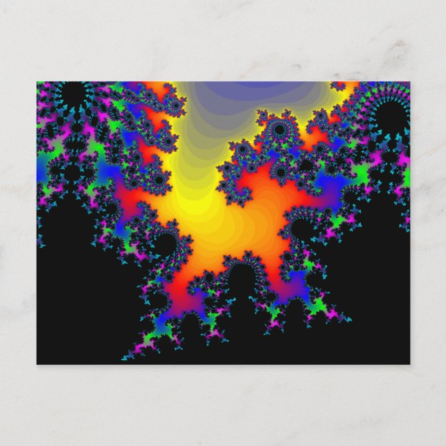 The Fractal's Edge: Postcard (Front)