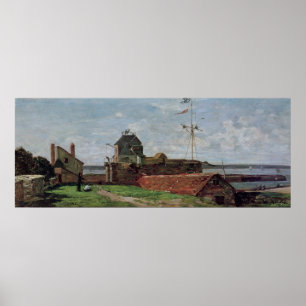 The Francois Ier Tower at le Havre, 1852 Poster