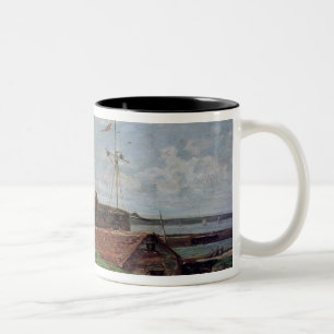 The Francois Ier Tower at le Havre, 1852 Two-Tone Coffee Mug