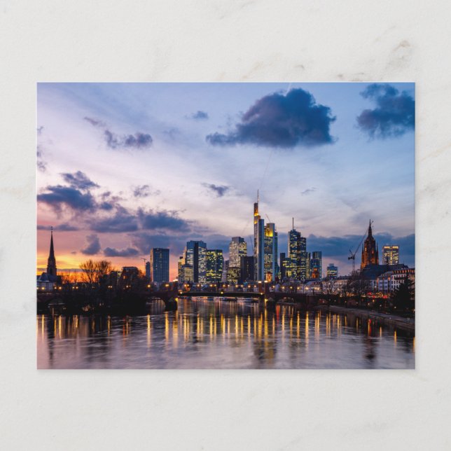 The Frankfurt Postcard skyline (Front)