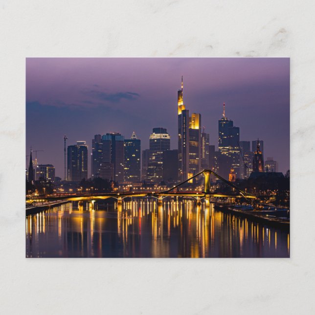 The Frankfurt Postcard skyline (Front)
