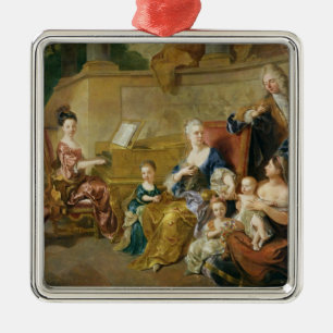 The Franqueville Family, 1711 Metal Ornament