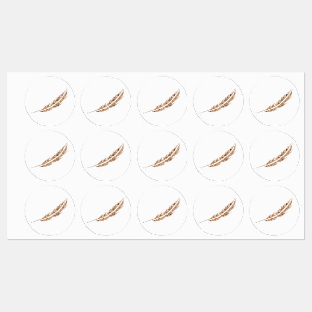 .The Freckled Feather labels (Sheet)