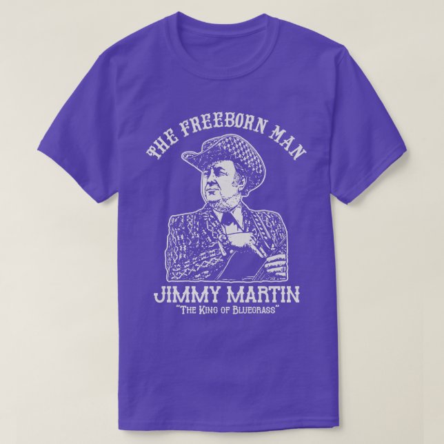 The Freeborn Man Jimmy Martin T-Shirt (Design Front)