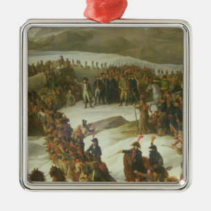 The French Army Crossing the St. Bernard Pass Metal Tree Decoration