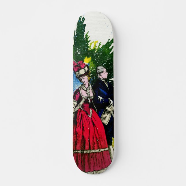 The French Bourbons by Michael Moffa Skateboard (Front)