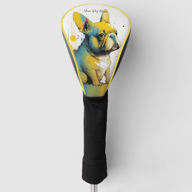 The French Bulldog - Composition 006 Golf Head Cover (Front)