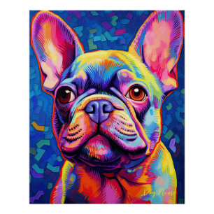 The French Bulldog Dog 004 - Zetton Ziana Poster