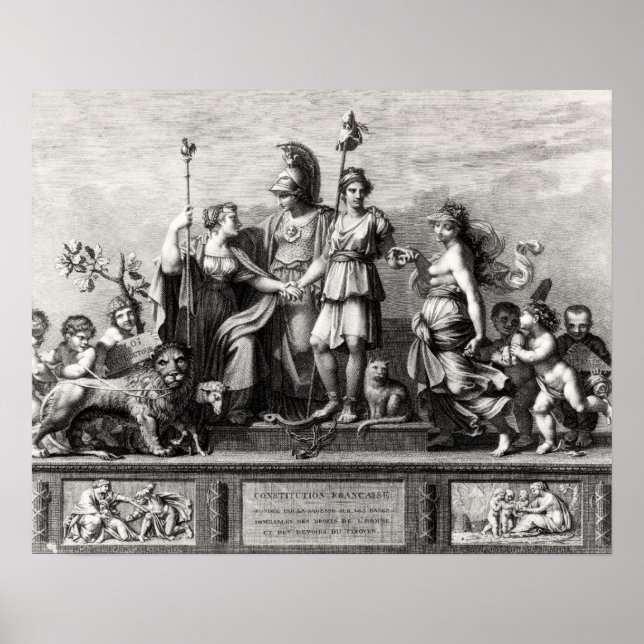 The French Constitution Poster (Front)