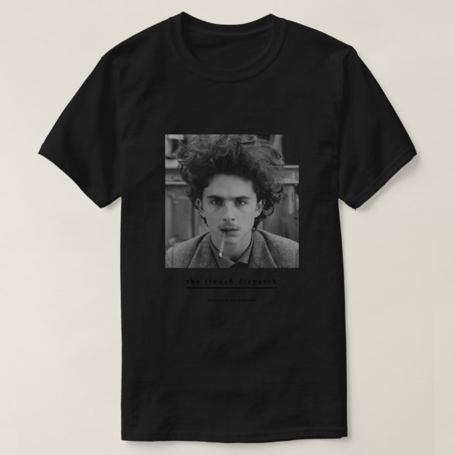 The French Dispatch (Wes Anderson) Timothee Chalam T-Shirt (Design Front)