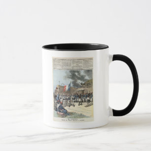 The French Flag Entering Abomey Mug