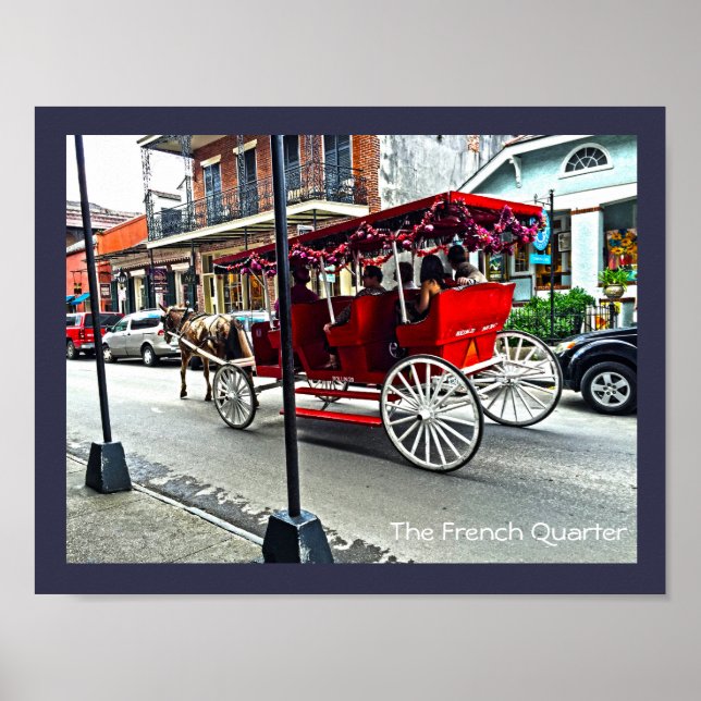 The French Quarter | Buggy Ride in Colour Poster (Front)